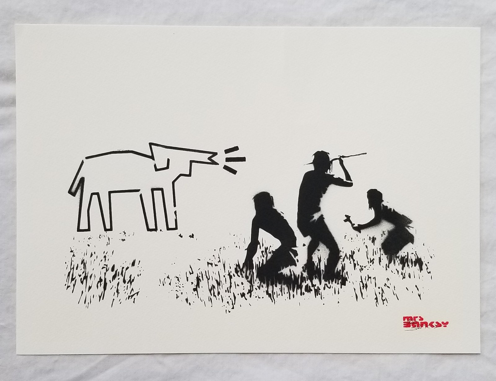 NOT NOT BANKSY | Printfall Art