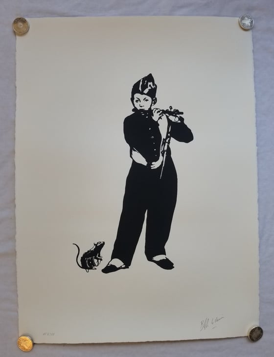 Image of Blek Le Rat The Pied Piper Artist Proof AP