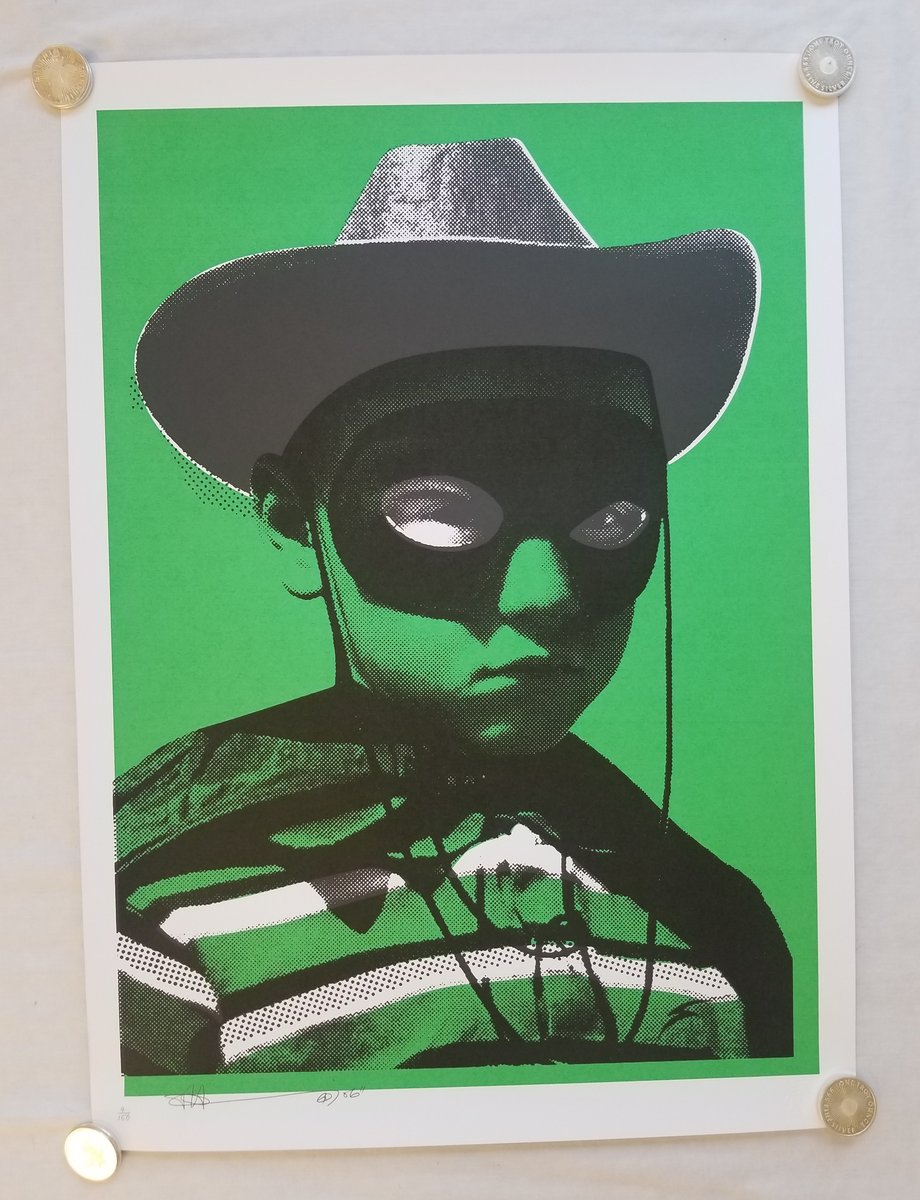 Paul Insect BIG HEAD - GREEN | Printfall Art