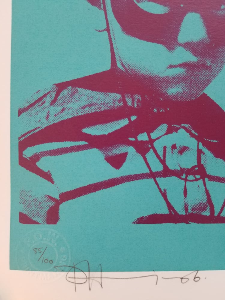 Paul Insect - Multiple Mugshot (Blue) | Printfall Art