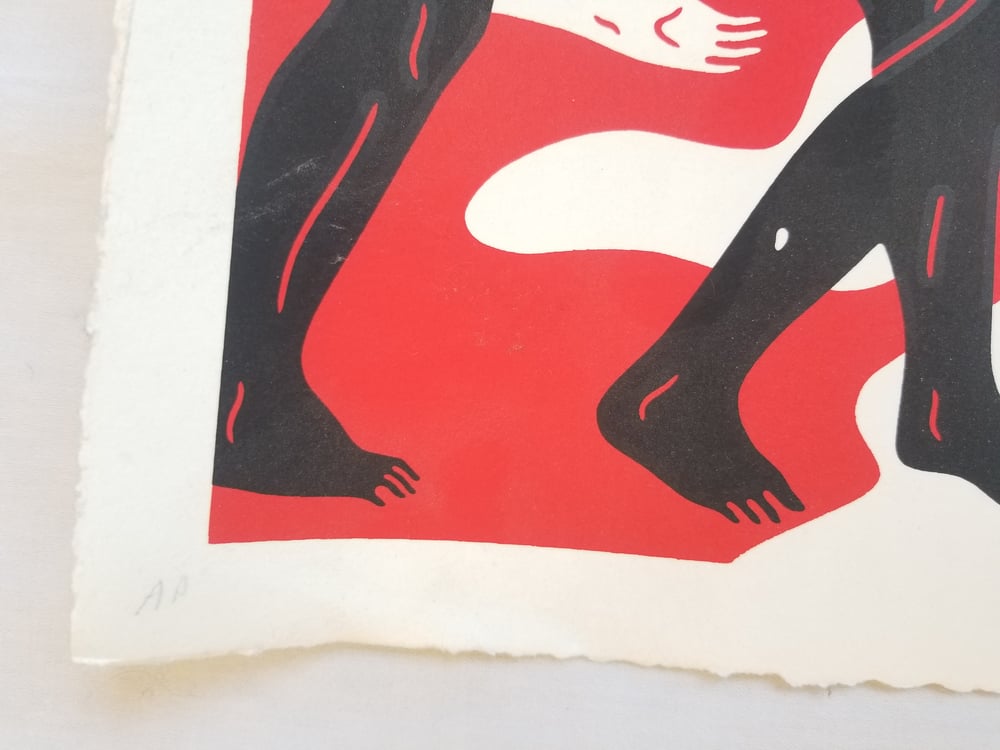 Image of CLEON PETERSON "BURNING THE DEAD (RED) ARTIST PROOF
