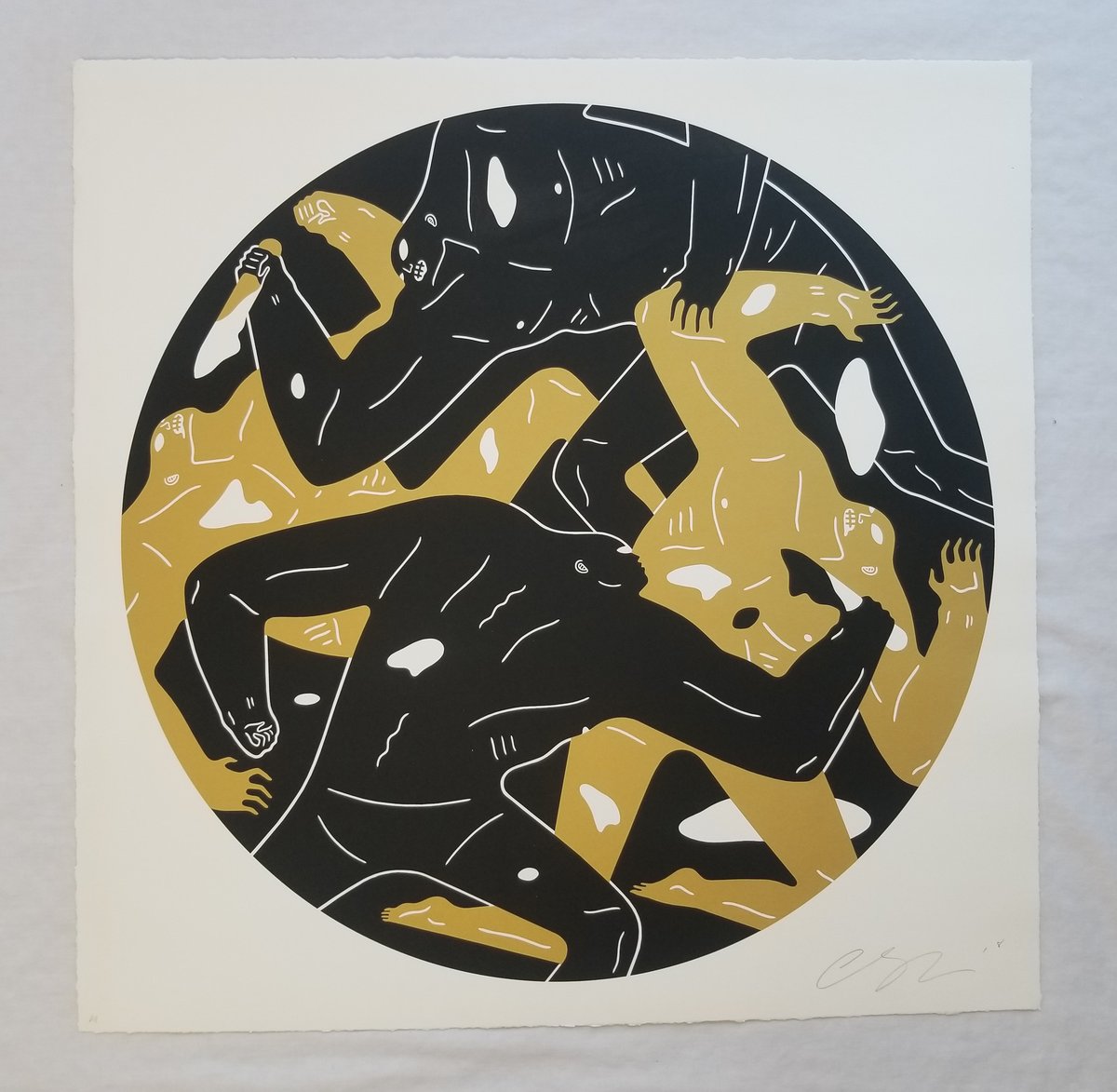 CLEON PETERSON &quot;<b>OUT</b> <b>OF</b> DARKNESS&quot; <b>BLACK</b> ARTIST PROOF.