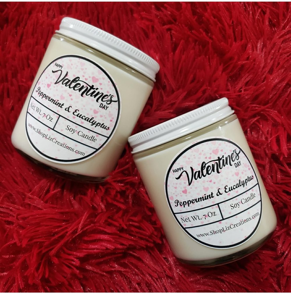 Peppermint & Eucalyptus Soy Candle