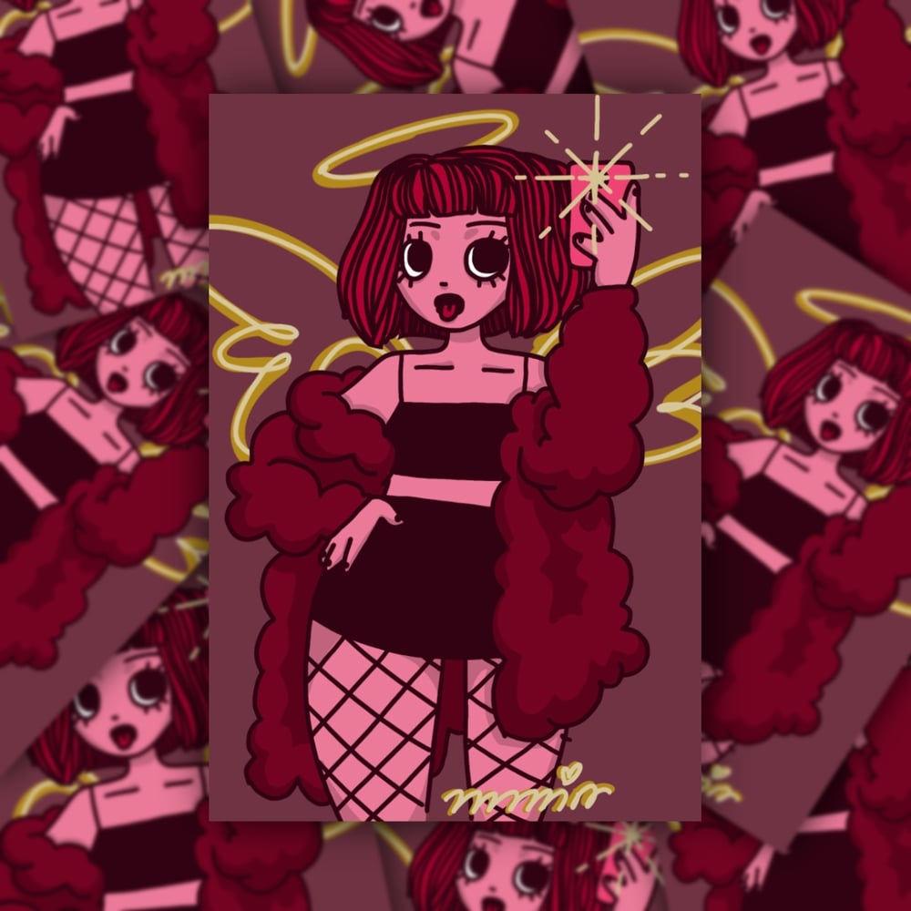 Image of Felt Cute, Might Delete Later Vinyl Sticker