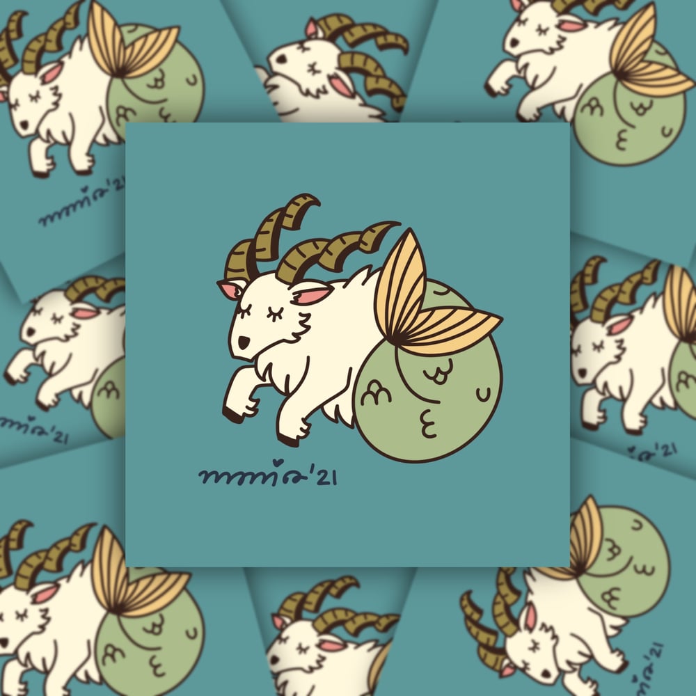Image of Capricorn Vinyl Sticker