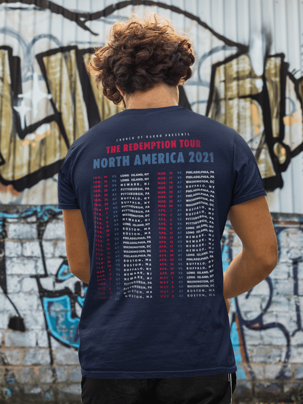Image of 'The Redemption Tour' 2021 Unisex Tee