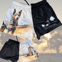 OLD BOY BLUE FOOTY SHORT -PRE ORDER