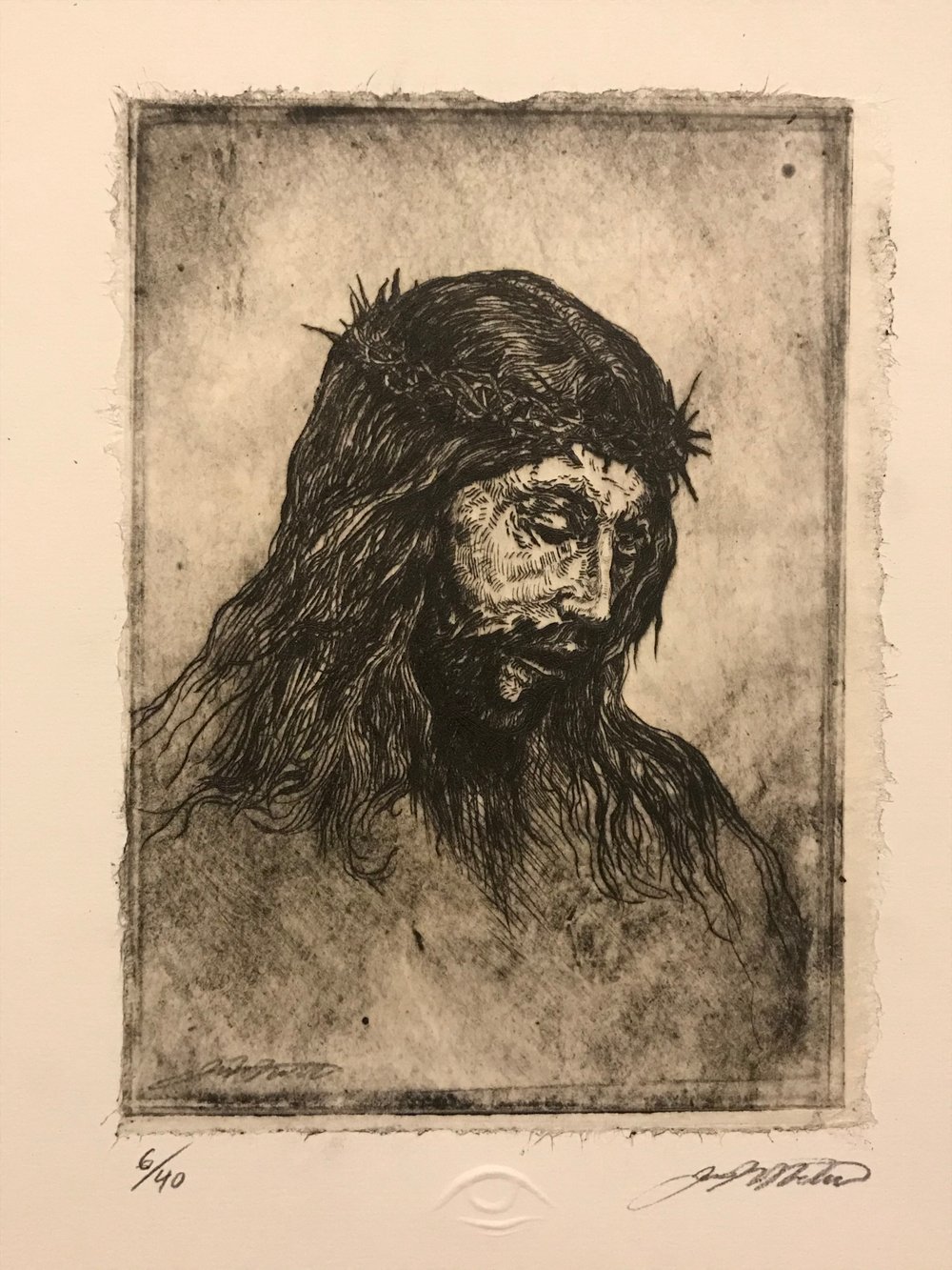 Image of Christ with Crown of Thorns