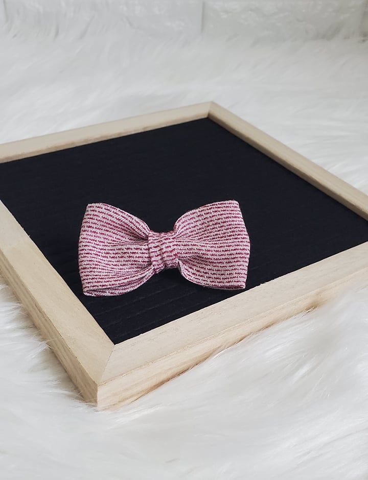 Image of Black cherry bowtie