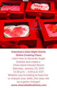 Valentine’s Date Night Soirée Online Cooking Class 