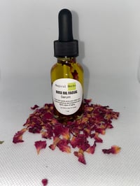 Rose oil facial serum