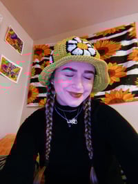 Image 4 of Daisy Baby Crochet Bucket Hat