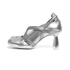 Silvery TPU spliced sports middle heel shoes "adult"