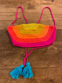Image 4 of Mini Crochet Rainbow Brallete