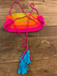 Image 5 of Mini Crochet Rainbow Brallete