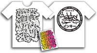 Image 2 of Colour Your Own INKIE ABC Wildstyle T-Shirt