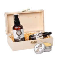 Image 1 of Essentials for Growth and Care the Beard - Wooden Box