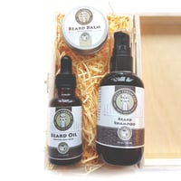 Image 3 of Essentials for Growth and Care the Beard - Wooden Box