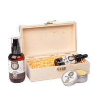 Image 4 of Essentials for Growth and Care the Beard - Wooden Box