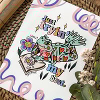 Image 1 of A4 Artsy Froggle Print 