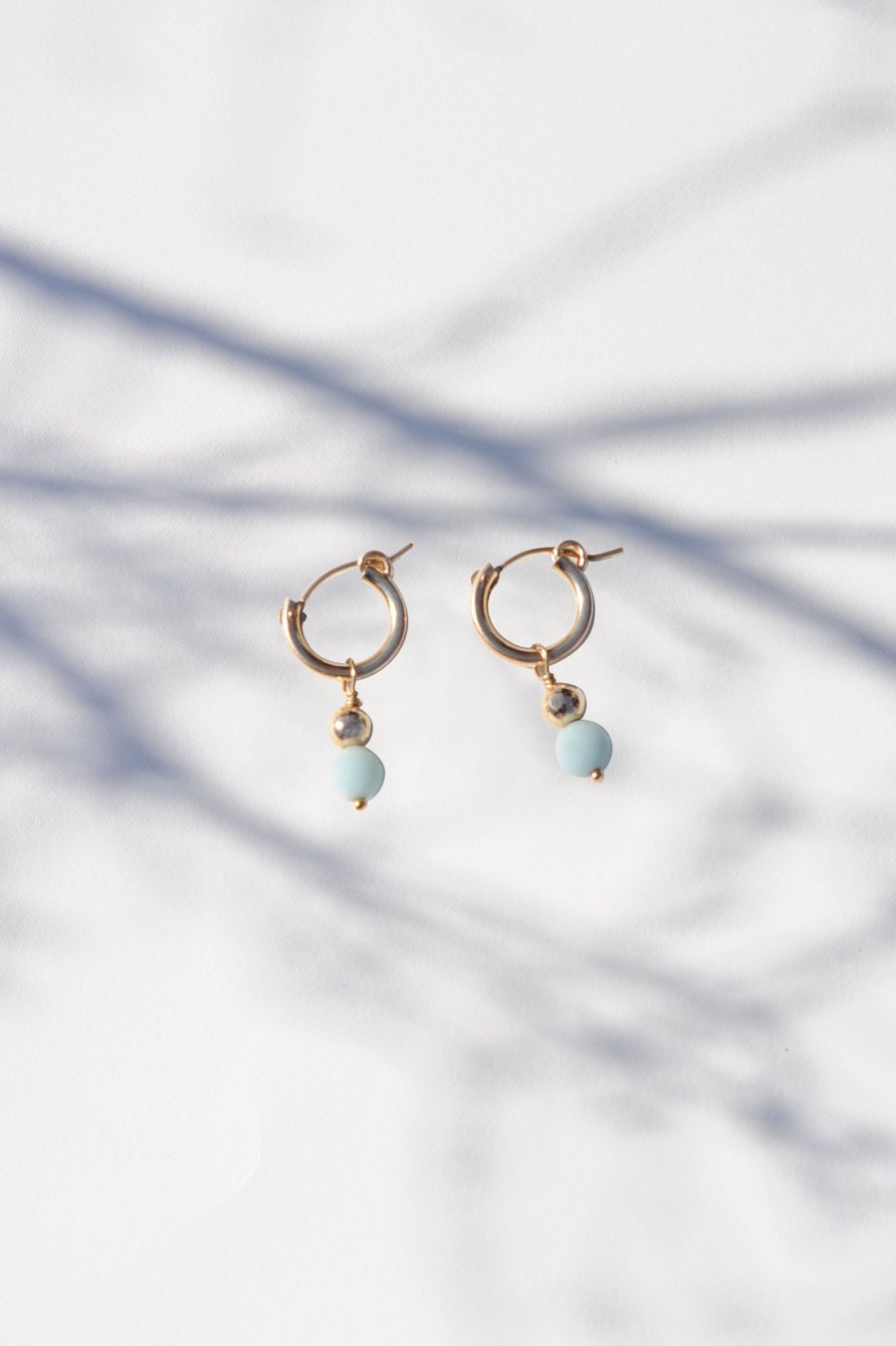 Image of Boucles Lupita agate bleue