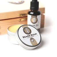 Image 4 of Beard Oil + Beard Balm Wooden Box 