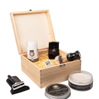 Image 3 of Shaving Essentials Wooden Gift Box