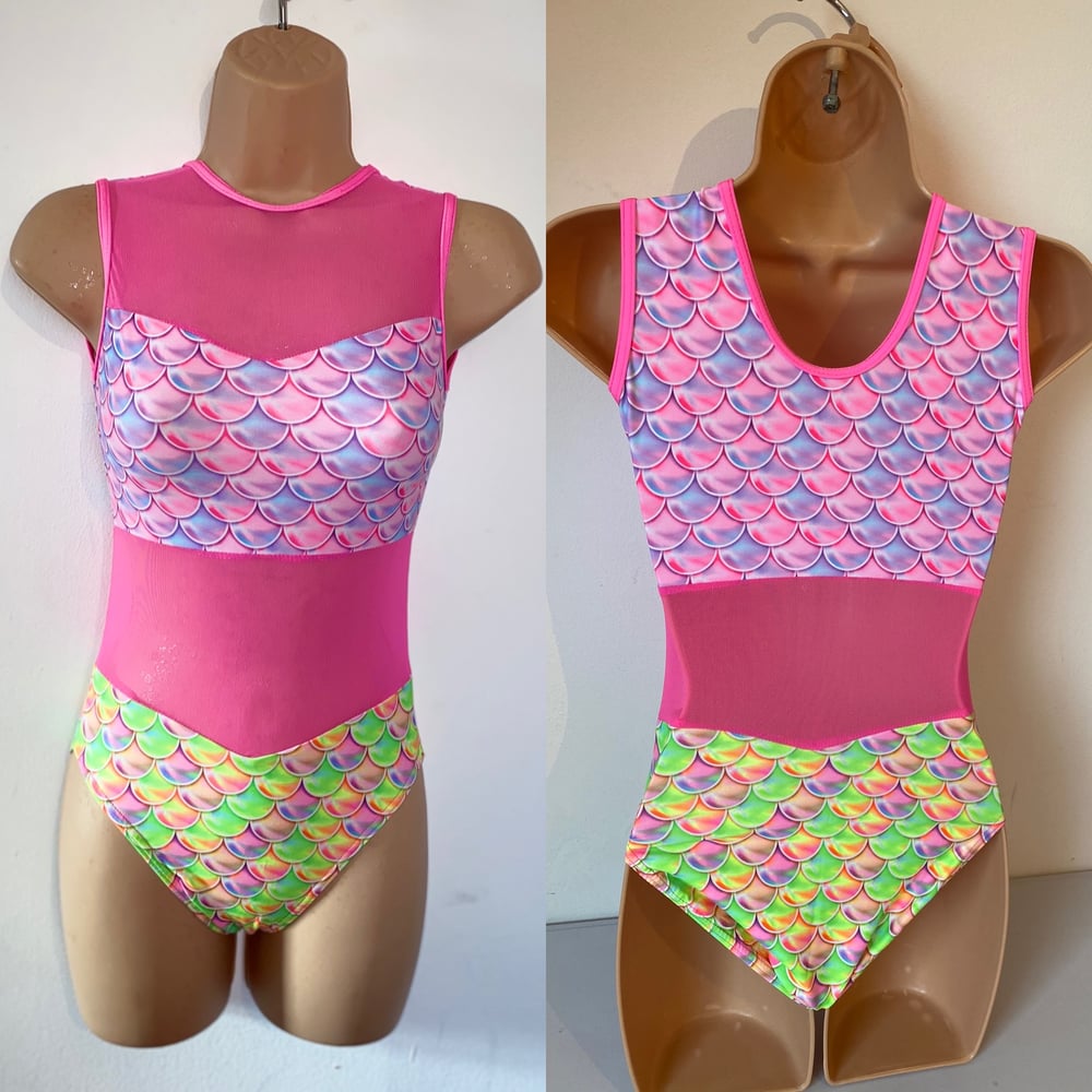 Image of Bubbles mesh leotard. Was £35 now £15