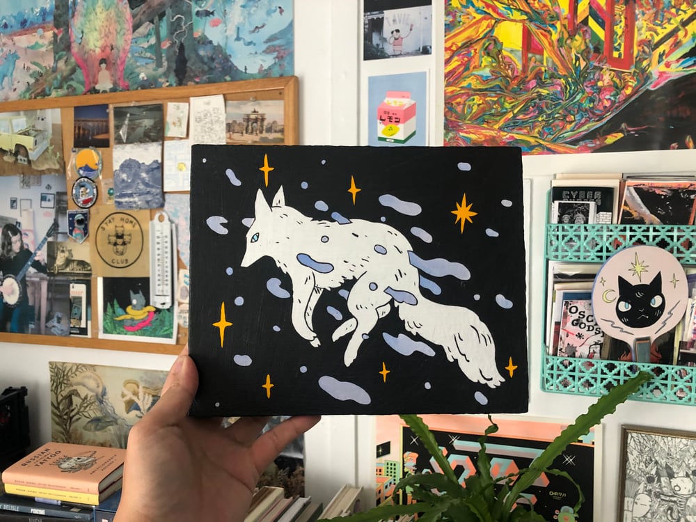 Image of Space Wolf Painting 