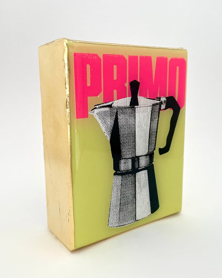 Image of Primo Cafeteria Pastel Yellow/Pink/Silver leaf 