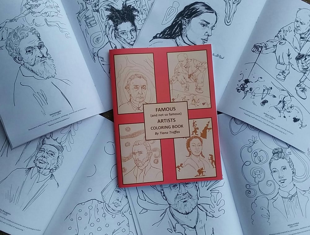 Image of Famous (and not so famous) Artists Coloring Book