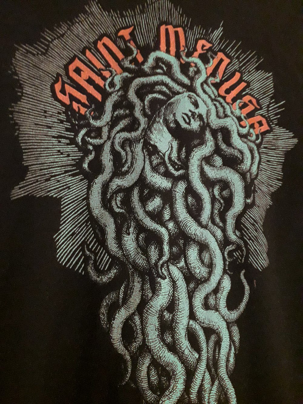 Saint Medusa Short-Sleeve Unisex T-Shirt Snake Teal