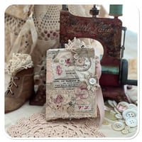 Image 4 of Handmade Vintage French Lace sewing notions fabric book