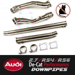 Image of Audi 2.7/RS4/RS6 De-Cat Performance Downpipes