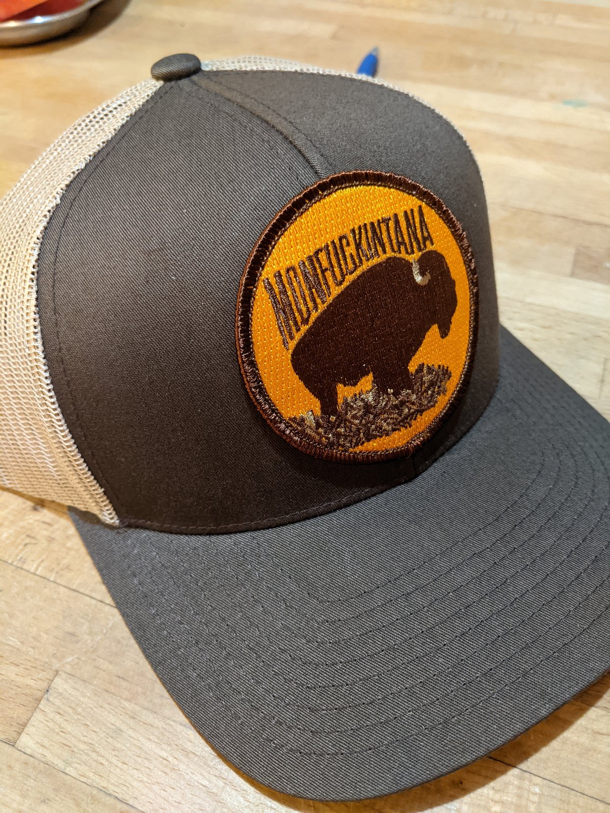 real bison hat