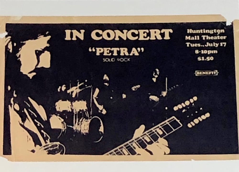 Old School Petra Concert Poster (Re-Print)