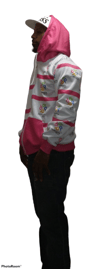 Unisex Pink Hoodie