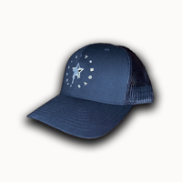 Image 2 of STARBOY "TRUCKER SNAPBACK"  BLK/WHITE