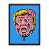 Zombie Trump Poster Print