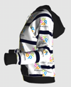 Unisex Black and White Hoodie