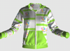 Unisex Green and White Hoodie 