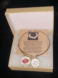 Image 1 of I Am Woman- I Am Whole charm bracelet 