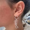 Little Fish Silver Earrings