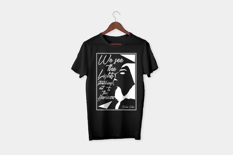 Image of T-Shirt "Sea Of Light" Black Unisex