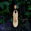 Oak and mistletoe Goddess pendant (PE1391)