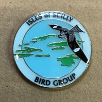 Isles of Scilly Bird Group Logo Pin Badge 