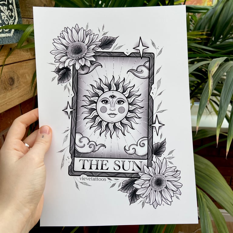 ‘The Sun’ Tarot Card Print
