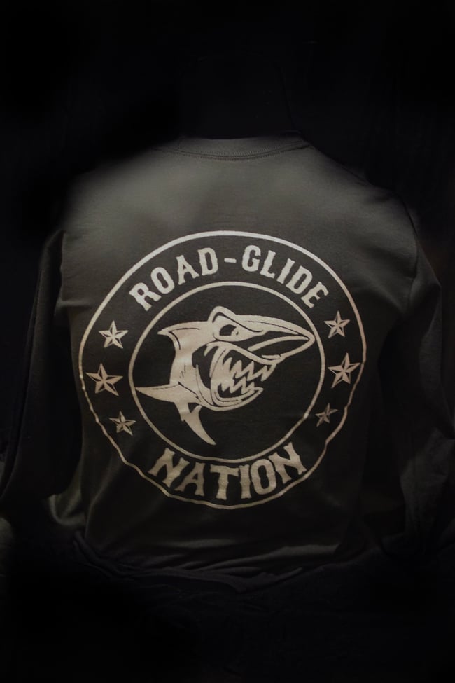 Road Glide Nation OG Long Sleeve Shirt (Silver Ink)