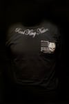 Road King Nation OG Short Sleeve Black Shirt. (Silver Ink)