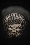Road King Nation OG Short Sleeve Black Shirt. (Silver Ink)